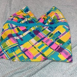 Joe Boxer patterned tankini bathing suit top (XL)